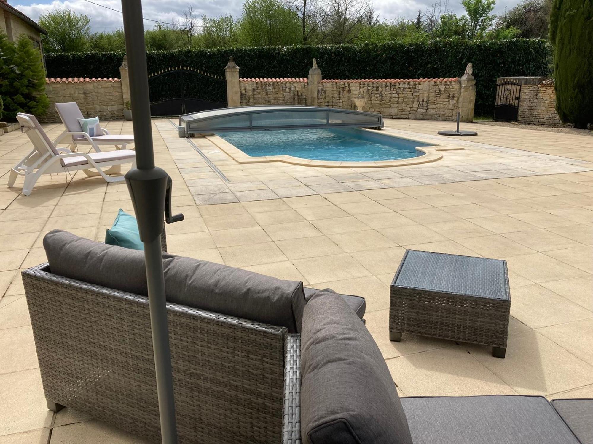 La Grange Bed and Breakfast Blanzay Εξωτερικό φωτογραφία